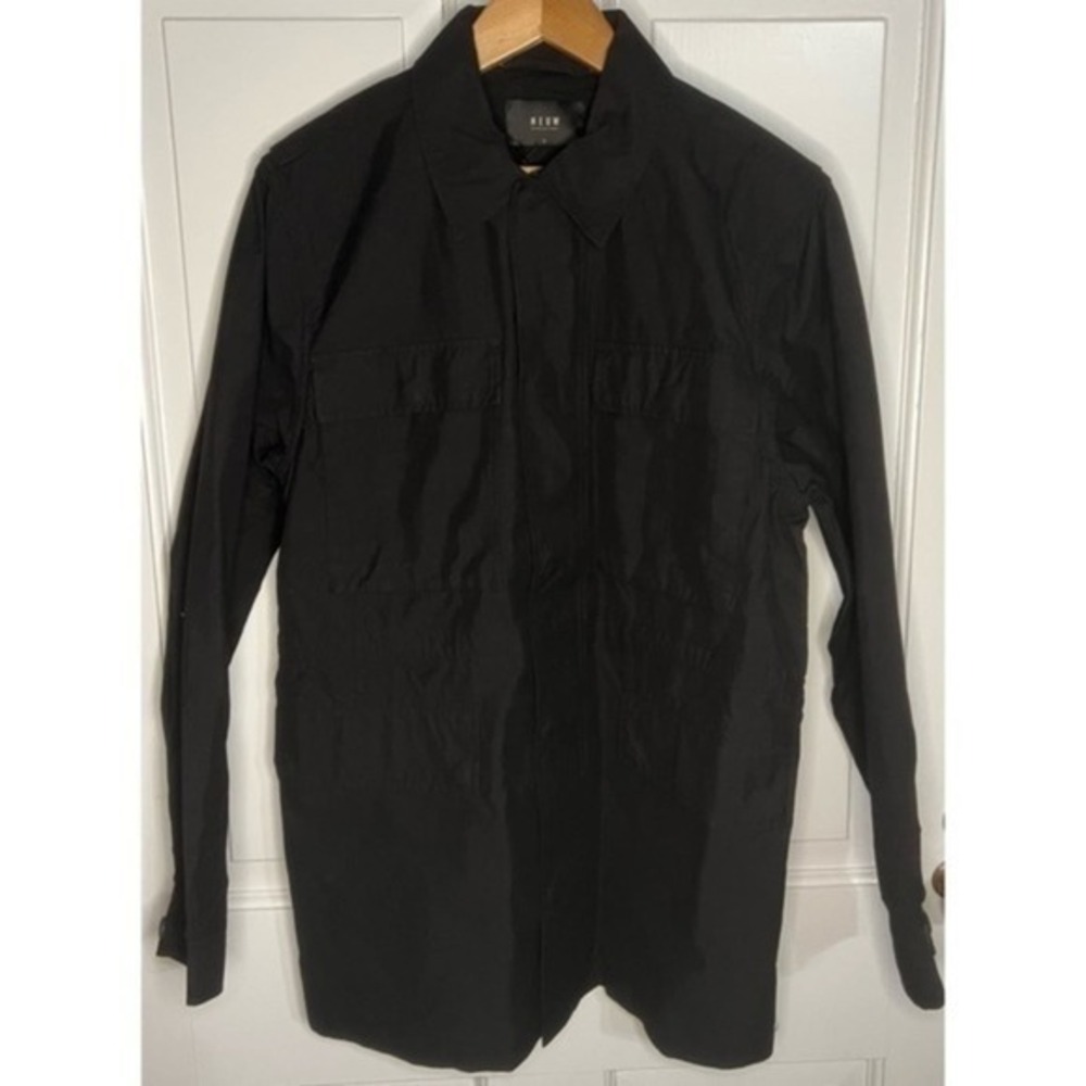 Neuw Denim NYC Black Parka Shirt Jacket Men’s‎ Size Small NWT